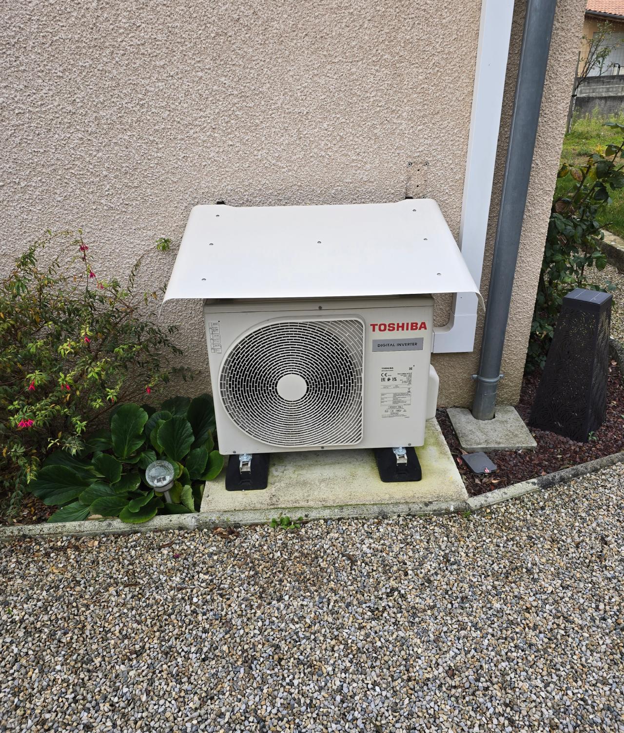 Photo cover RAL 9001 chez un particulier