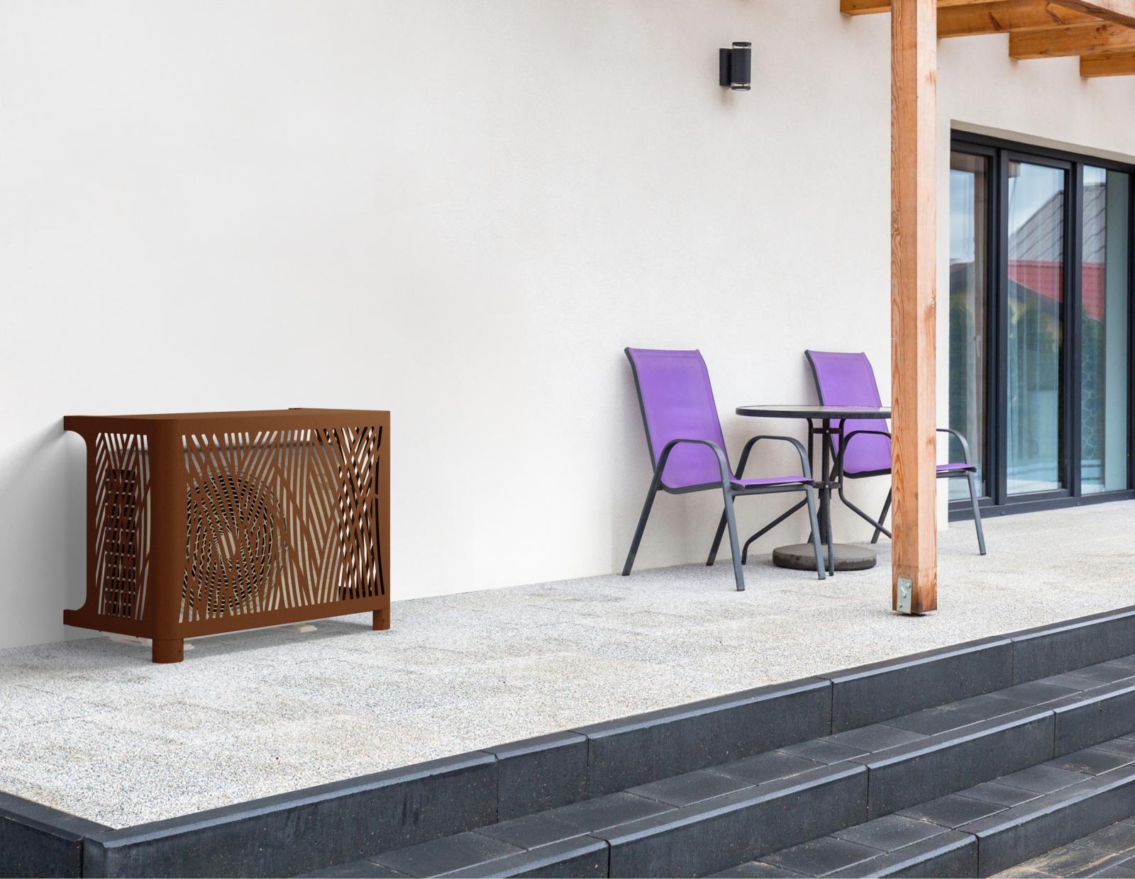 brousse corten ambiance mural