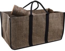Sac bûches jute marron