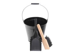 Seau accessoires noir et bois