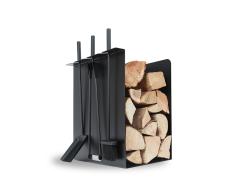 Serviteur range buche duo