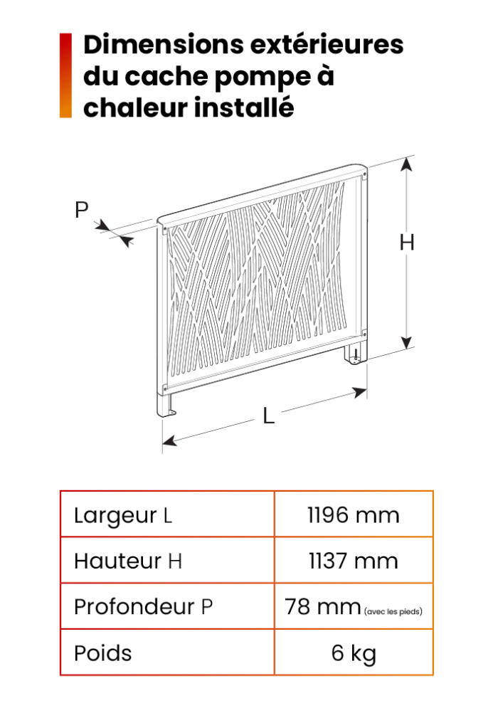 Cotes face arrière Brousse XL
